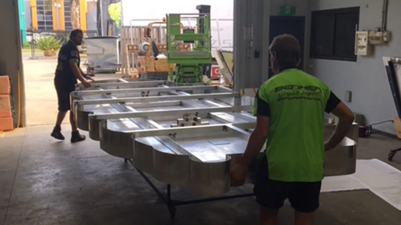 benher-signs-gumbuya-world-entrance-installation-aluminium-fabrication-8 Gumbuya World Signs Project by BENHER - BENHER