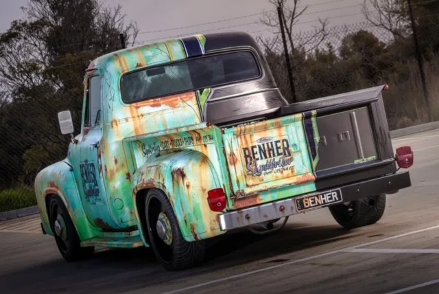 benher-signs-vintage-truck-back-view High-Quality Car & Boat Wraps | BENHER Signage Melbourne - BENHER