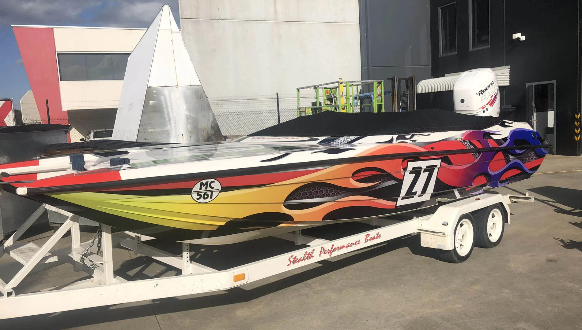 casey-earthworks-boat-wrap-by-benher-signs High-Quality Car & Boat Wraps | BENHER Signage Melbourne - BENHER