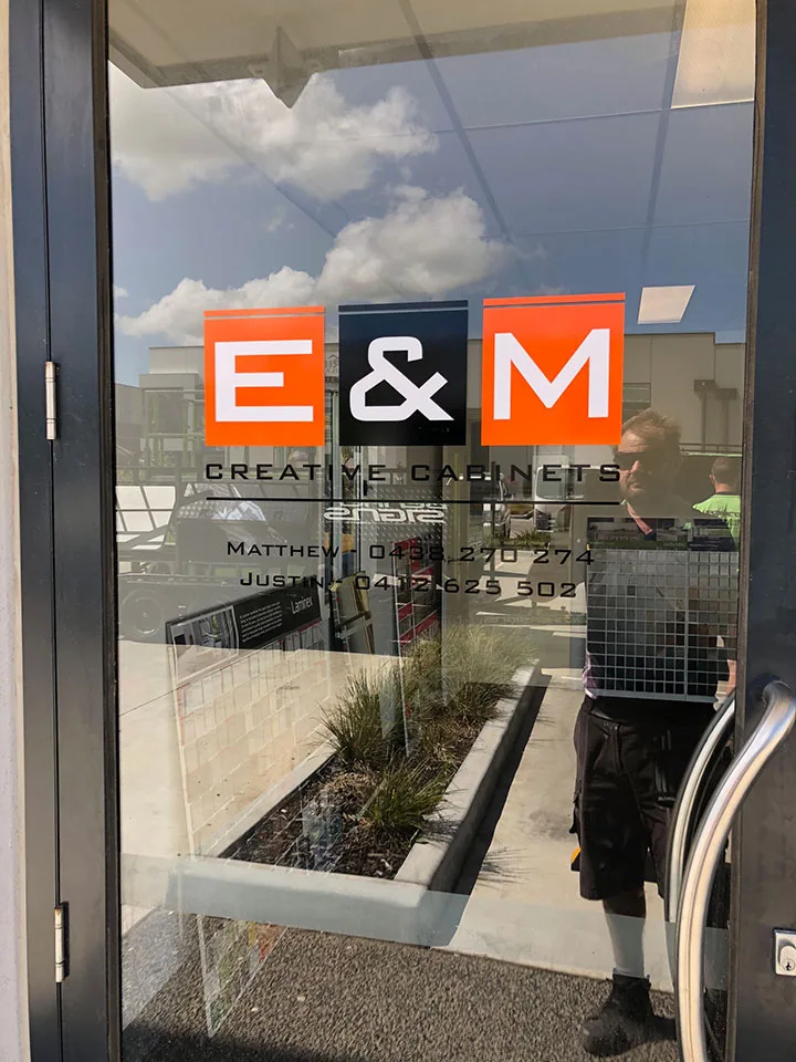 E&M Office Signage