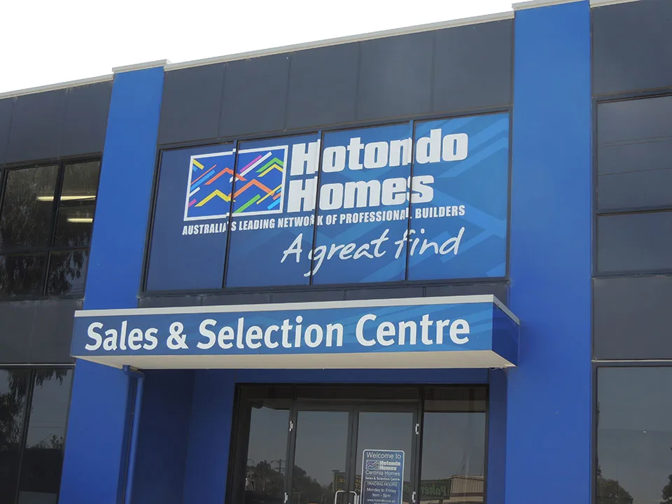 Hotondo Homes Office Signage